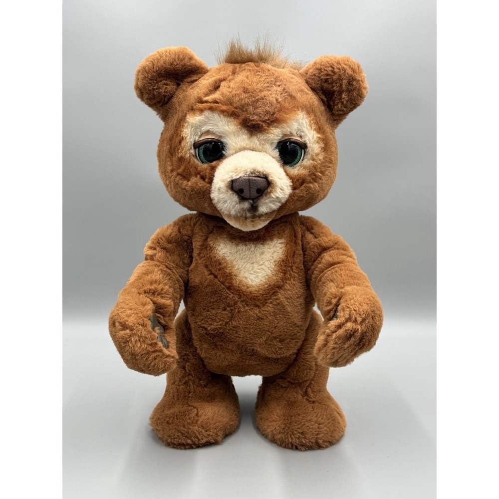 FurReal Friend Cubby The Curious Teddy Bear Interactive Plush Toy Hasbro Works